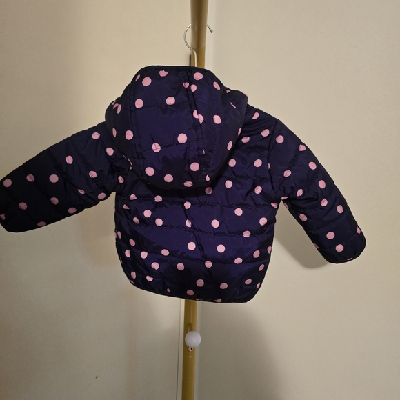 NWT Carter's Pink and Navy Puffer Jacket - Picture 5 of 5